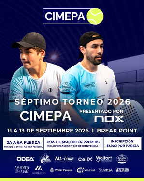 SÉPTIMO TORNEO CIMEPA 2026 (11 A 13 DE SEPTIEMBRE 2026)