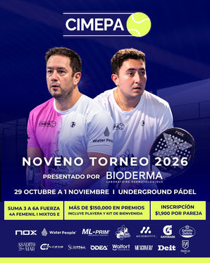 NOVENO TORNEO CIMEPA 2026 (29 OCTUBRE A 1 DE NOVIEMBRE 2026)